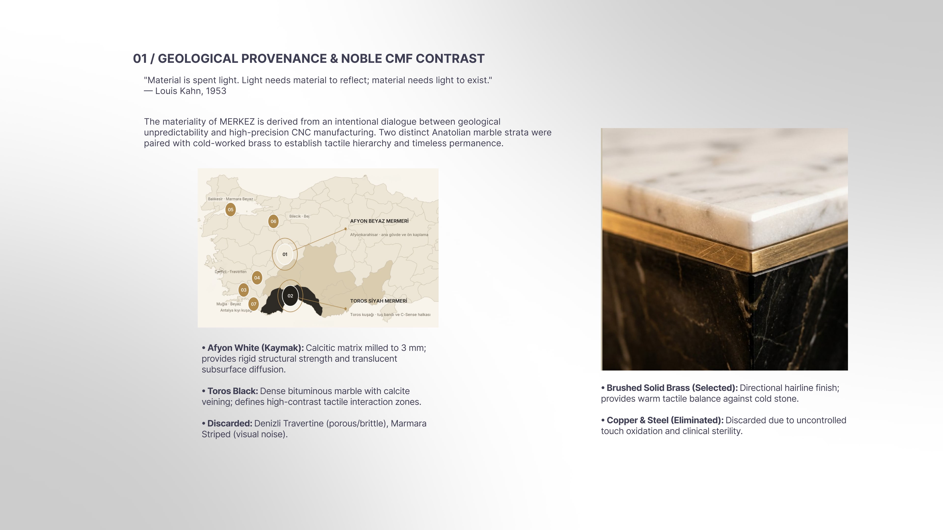 GEOLOGICAL PROVENANCE & NOBLE CMF